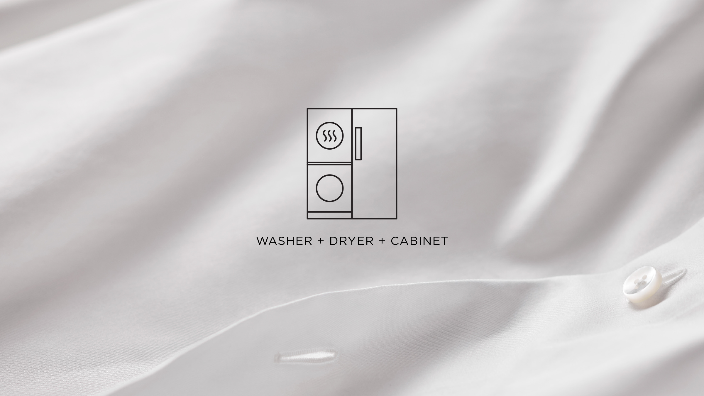 Fisher and Paykel washer, dryer, and fabric care cabinet