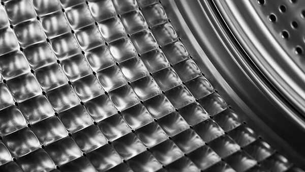 Detail of washer drum