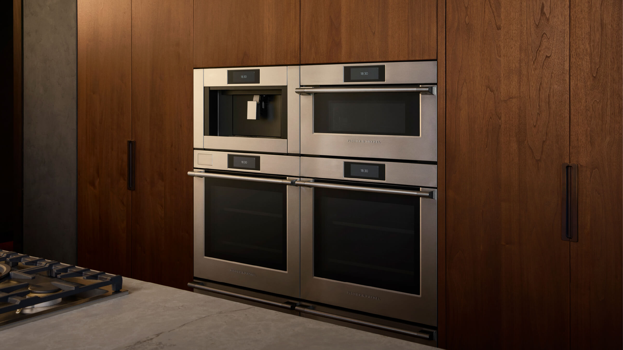 Fisher and Paykel washer and fabric care cabinet